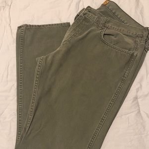 J. Crew - Olive Jeans - Slim Fit - 36in
